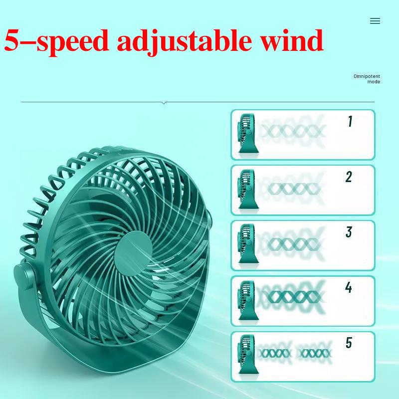 12V Car Home Dual Purpose Fan Mini Portable Fan Boutique Electric Fan with USB Head for Car Truck