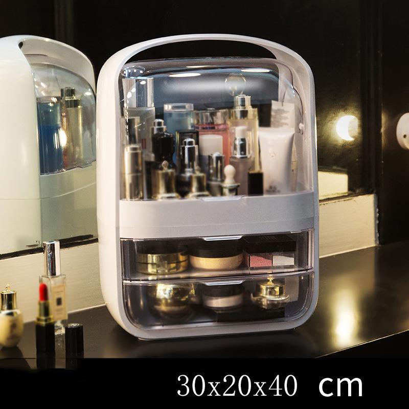 Net Celebrity Cosmetic Storage Box Desktop Dustproof Household Large Dressing Table Skin Care Storage Box