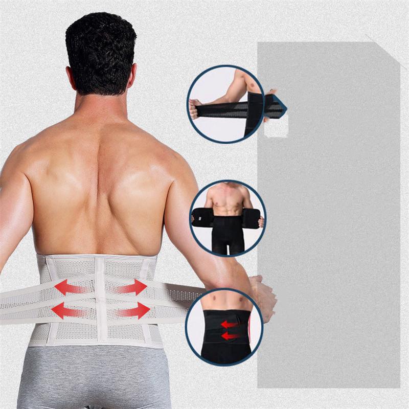 Waist Belt for Men Male New Abdomen Fat Burning Girdle Belly Body Sculpting Shaper Corset Cummerbund