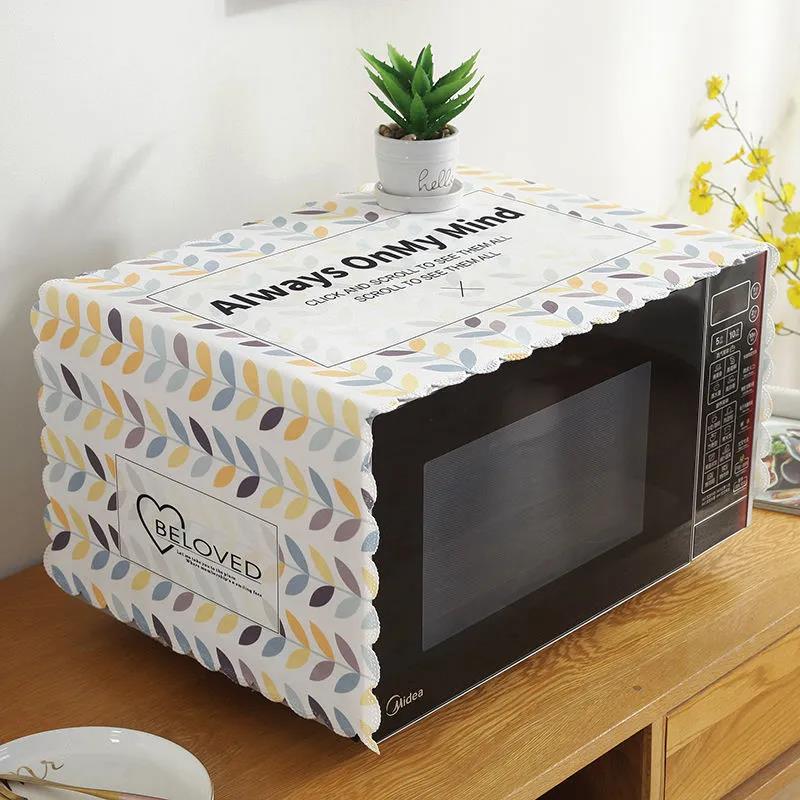 Microwave Oven Cover Dust Cover Universal Universal Dust-proof Waterproof Oil-proof Cloth Cover Towel