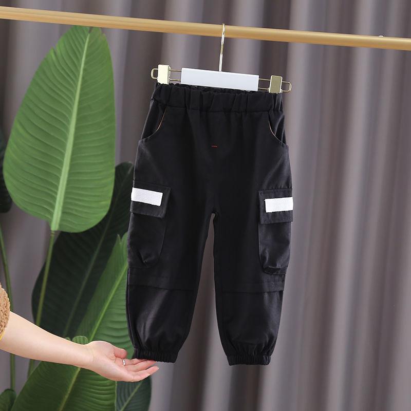 Children's Spring and Autumn Casual Trousers Children's Trousers Boys and Girls Overalls Sports Pants and Trousers