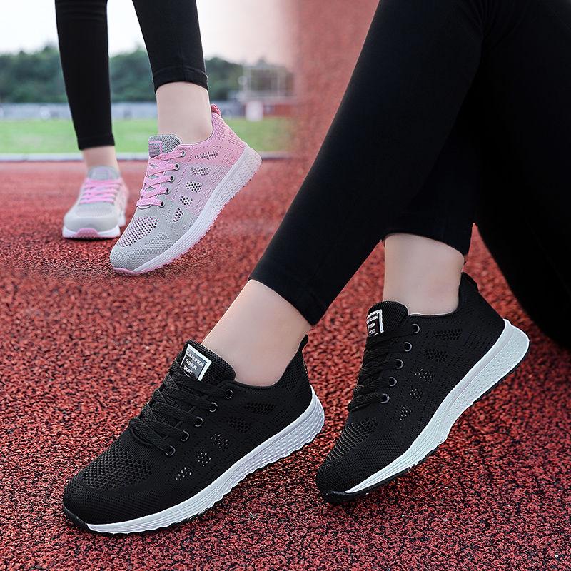 Mesh Light Sneakers Women Shoes knitting Spring Summer Breathable Running Shoes for Women