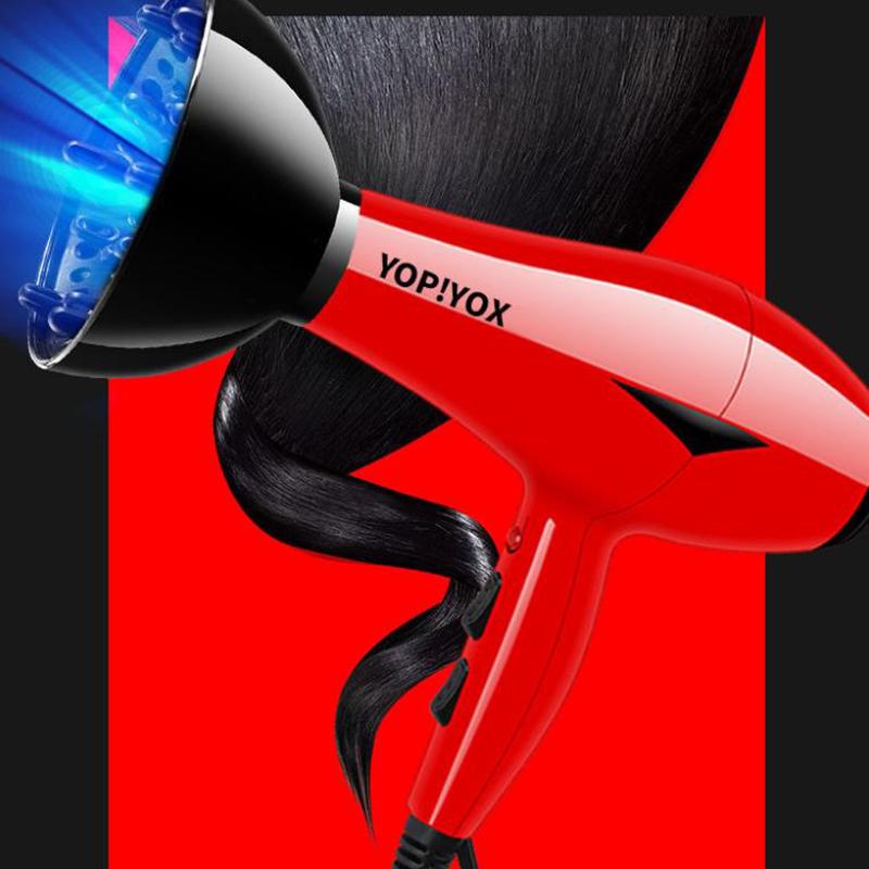 1500W Commercial Hair Dryer Set 6-step Temperature Adjustment Hot/cold Hair Dryer Blu-ray Hair Care Tools