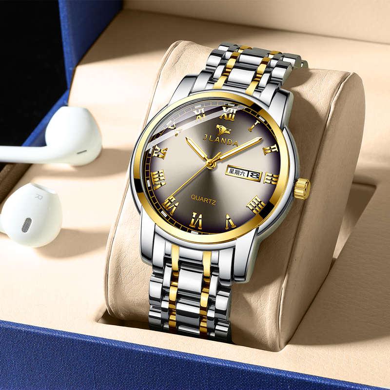 Men's Watch Full Automatic Steel Belt Mechanical Watch Calendar Men's Mechanical Watch