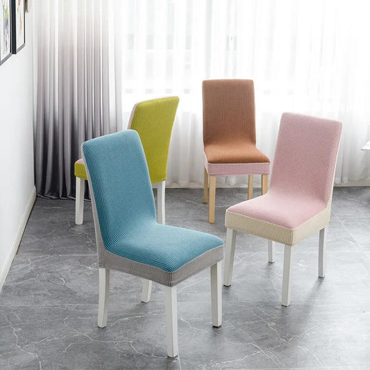 1 Piece Set of Chair Cover Color Matching Elastic Cushion Cover Dustproof Non-slip Cover Protector Home Decoration Chair Cover Multifunctional