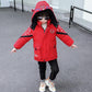 Boys Winter Luminous Padded Jacket Fashion Children's Thick Padded Coat Handsome Padded Jacket