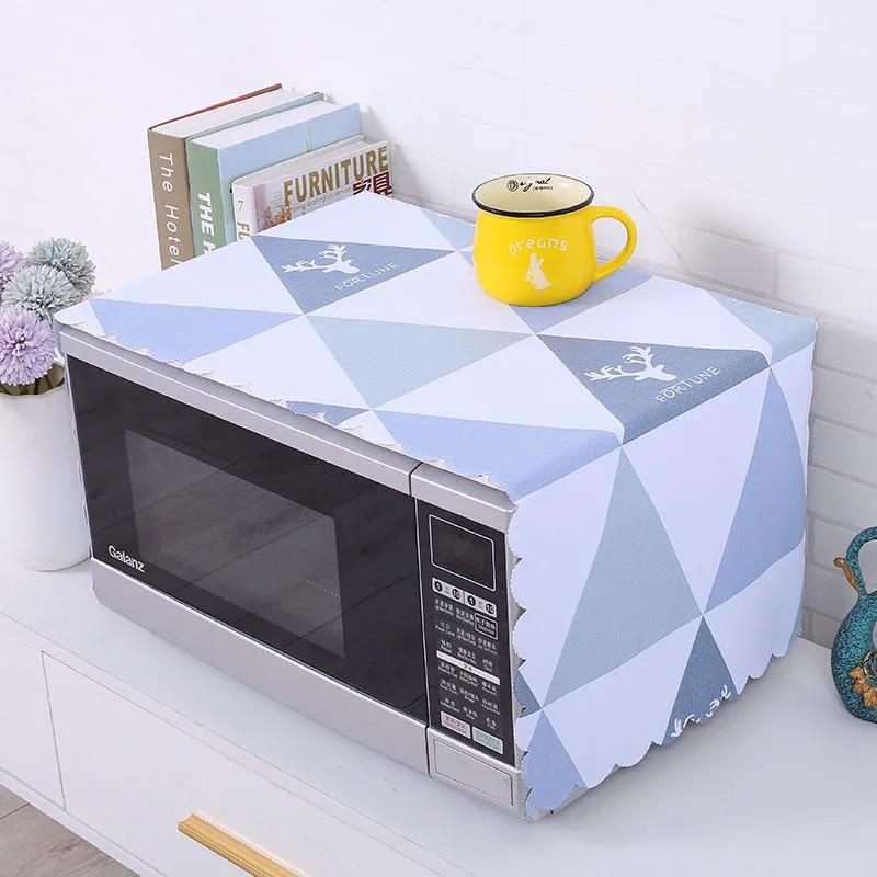 Microwave Cover Cloth Waterproof Oil-proof and Dust-proof Cover for Household Appliances