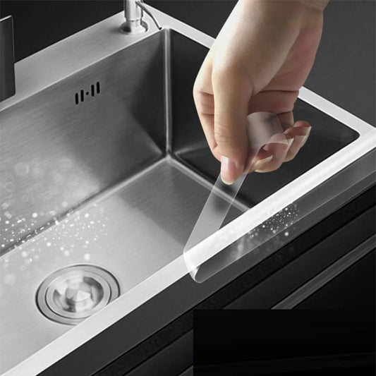 Kitchen Sink Waterproof Sticker Transparent Tape Wash Basin Bathroom Beautiful Seam Toilet Sticker Self-adhesive Waterproof Mold Tape