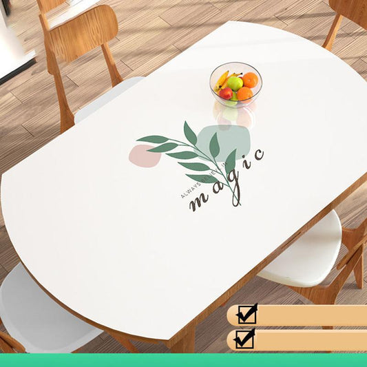 PVC Waterproof and Oil-proof Disposable Anti-scald Table Mat Tablecloth Oval Table Cloth Coffee Table Table Mat Tablecloth