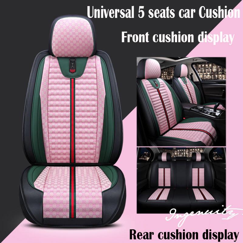 5 set Auto Seat Cushion 5 seats Universal car seat cover Waterproof Car Seat Cover Universal Leather