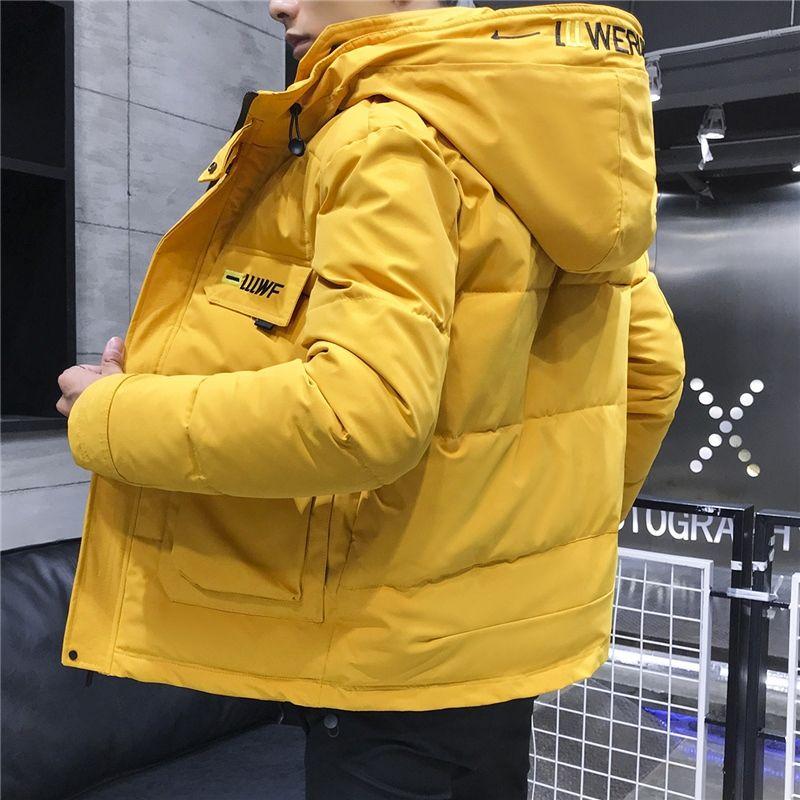 Tooling Warm Men's Winter Korean Jacket Trendy Brand Loose Large Size Thick Hooded Cotton Jacket