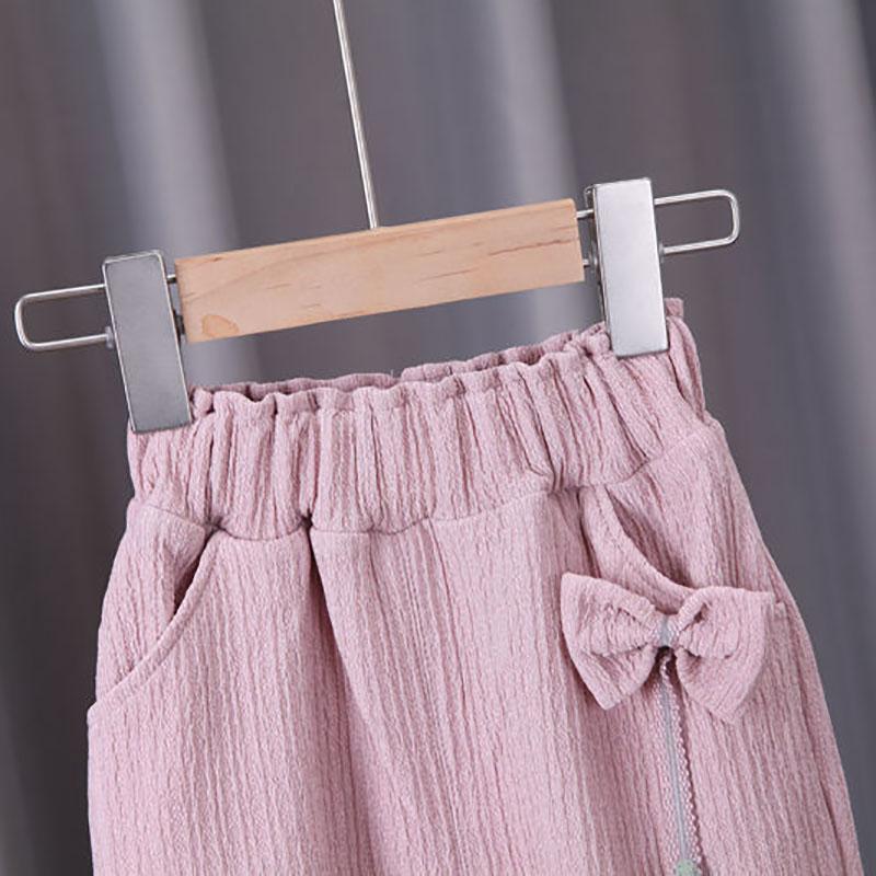 Girls' Pants Spring and Autumn Girl Baby Casual Pants Children's Female Treasure Sports Pants 0 1 2 3 Years Old Pants