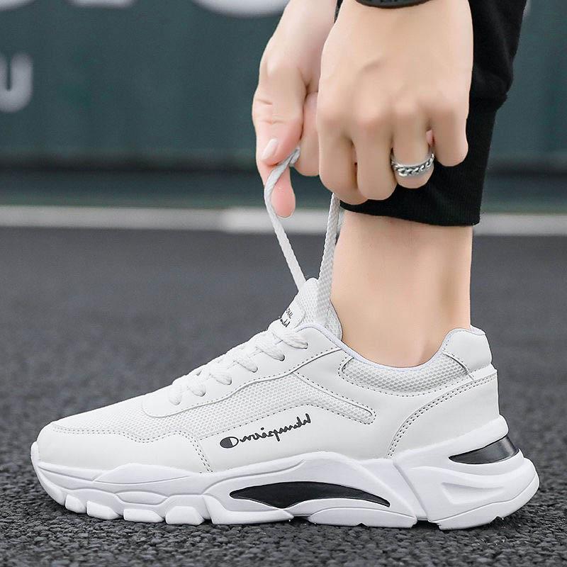 Plus Size 39-44 Summer Men Mesh Sneakers Anti-Slippery Deodorant Breathable Basketball Running Shoes Non-slip Wear-resistant Comfortable Shoes