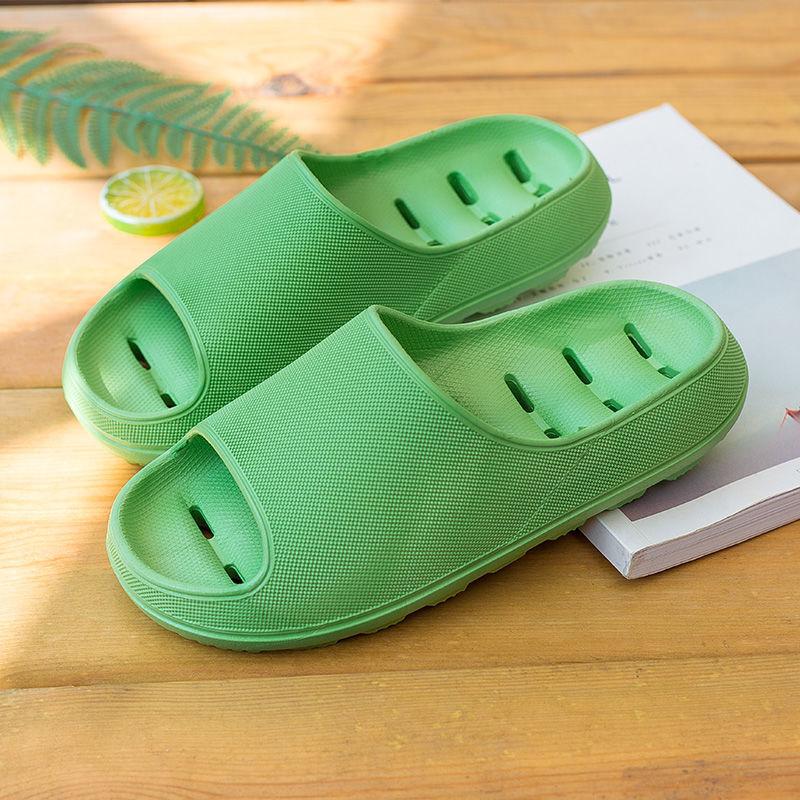 Thick-soled Deodorant Sandals Slippers Men Summer Women Family Bathroom Non-slip Soft Bottom Slippers Couple Slippers