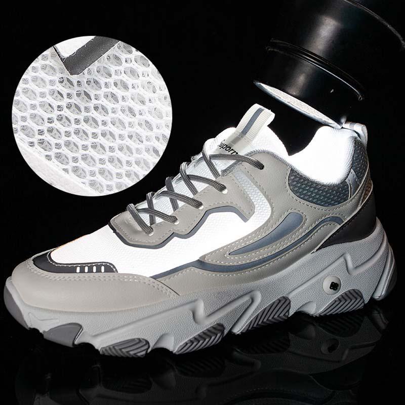 Size 39-44 Men Flying Woven Mesh Sneakers Comfortable Breathable Running Basketball Shoeses Shockproof Non-slip Skate Shoes