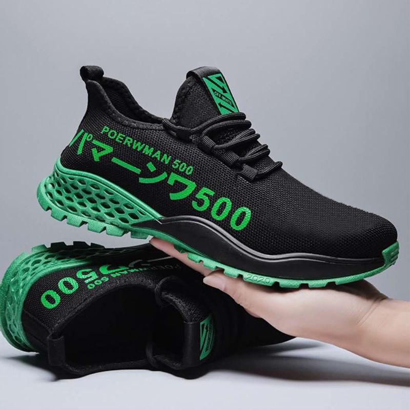 Snkrs Men's Casual Shoes Sneakers Men's Light Running Shoes Lace Up Casual Sports Shoes