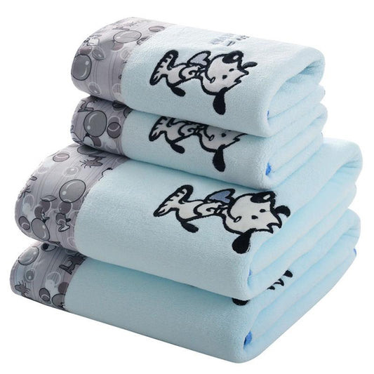 Bath Towels and Towel Sets Are Larger Than Pure Cotton Absorbent Beach Towels for Washing Face and Bathing Bathroom Towels Are Softer and Not Lint