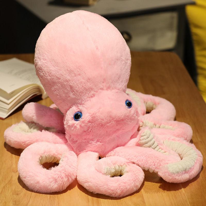 Children's Plush Toys Lovely Simulation Octopus Plush Doll Soft Bed Sleep Doll Pillow Cute Creative Children's Birthday Gift