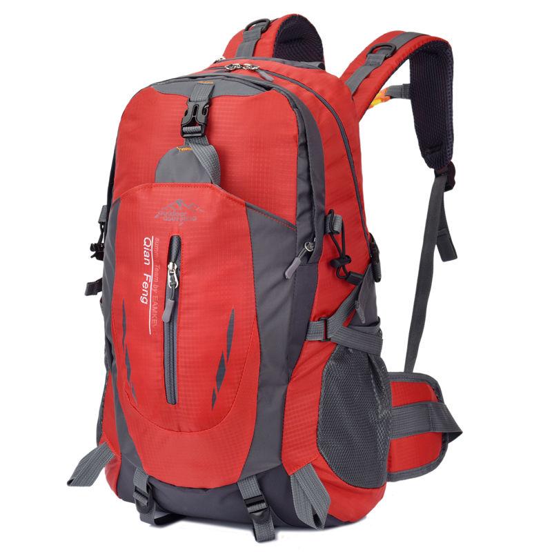 Ultralight Outdoor Mountaineering Bag 40L Men and Women Shoulders Fashion Student School Bag Multifunctional Travel Trekking Backpack