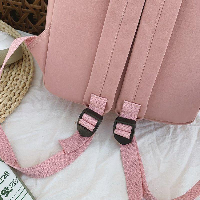 Cute Backpacks Women Waterproof Backpack Nylon Lovely Cartoon Daily Travel Softback Mochila Escolar