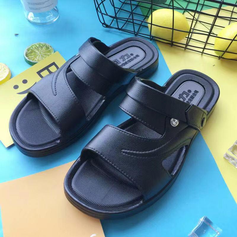 Leather Men's Sandals Summer Soft Shoes Beach Men's Sandals High Quality Sandals Slippers