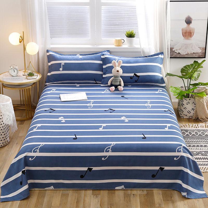 Twill Skin-friendly Bed Sheet Universal Student Dormitory Bed Linen Household Bedding