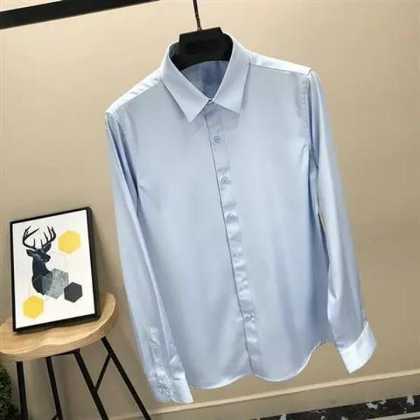 Men's Long-sleeved Fashion Handsome Suit Shirt Professional Business Formal Shirt