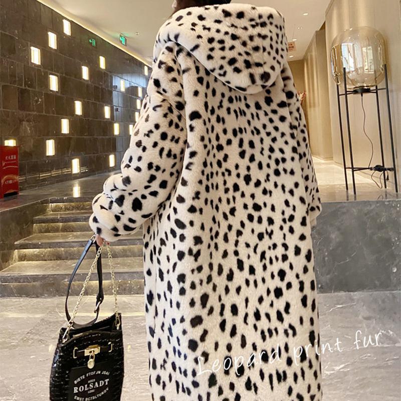 Winter Women Fur Coat Long Coat Loose Overcoat Thick Warm Plus Size Female Plush Coats