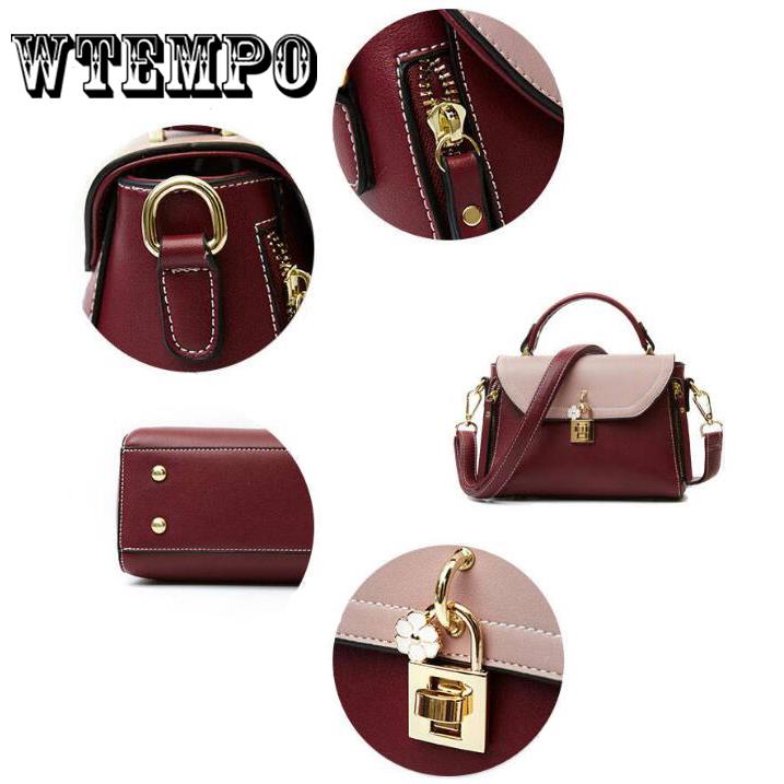 Women Shoulder Bag Fashion Plum Lock Handbags Women Party Banquet Tote Message Bag