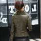 Long sleeve Leather jacket Wild Large size Leather coat Winter Woman's Leather clothing Luxurious