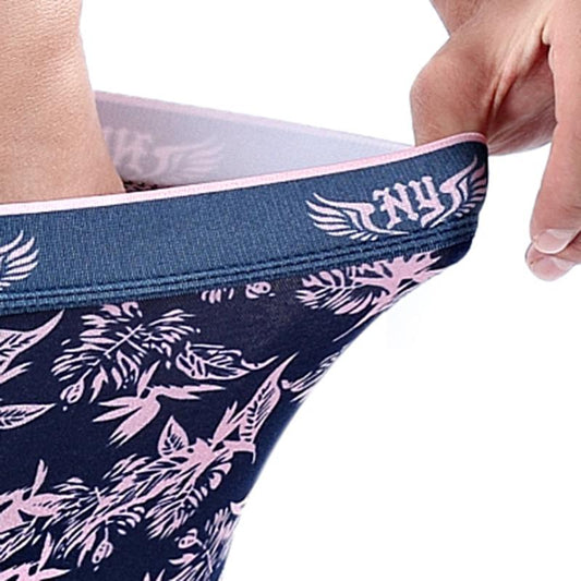 2pcs Long Men's Underwear Soft Boxers Cotton Boxer shorts Plus Size Underpants  Breathable