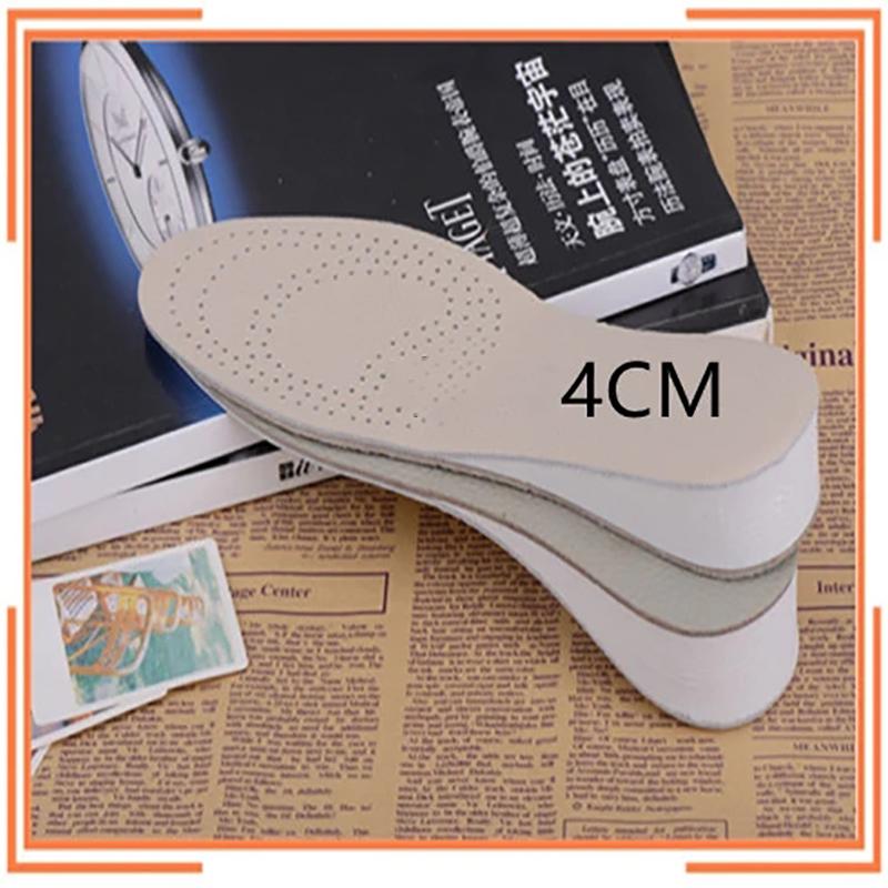 Women's Heightening Insoles Martin Boots Special Breathable Deodorant Inner Heightening Insoles Men's Heightening Pads Full Cushion Cowhide Insoles