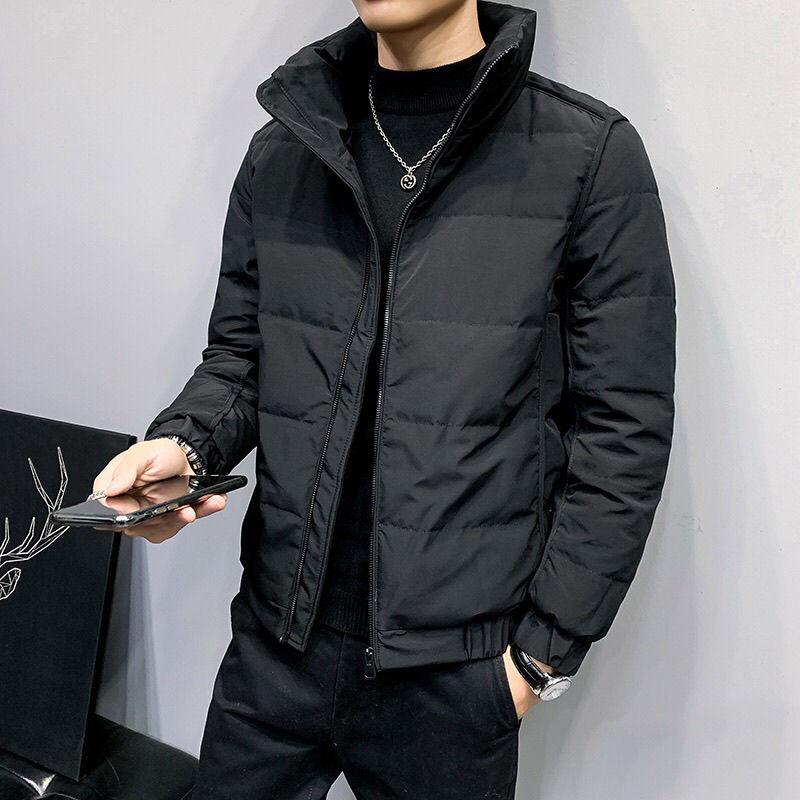 Winter Men's Down Jacket Men's Short Stand Collar Down Jacket Young Students Korean Version of The Trend Down Jacket Men's Clothing