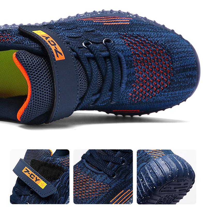 Sneakers Children's Shoes 2020 Flying Woven Children's Sports Shoes Boys Loafers Non-slip Girls Shoes Outdoor Running Shoes