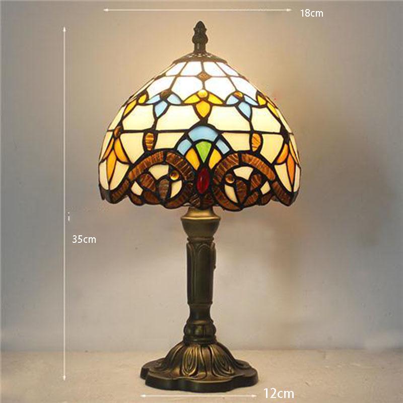 Table Lamp Mediterranean Style Bedside Lamp Decorative Lamps Retro Nostalgic Table Lamp