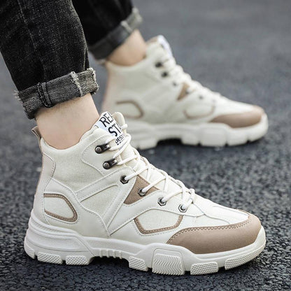 Autumn Winter Sneakers Men Outdoor Tooling Shoes Non-slip Fashion Men Casual Shoes Martin Boots