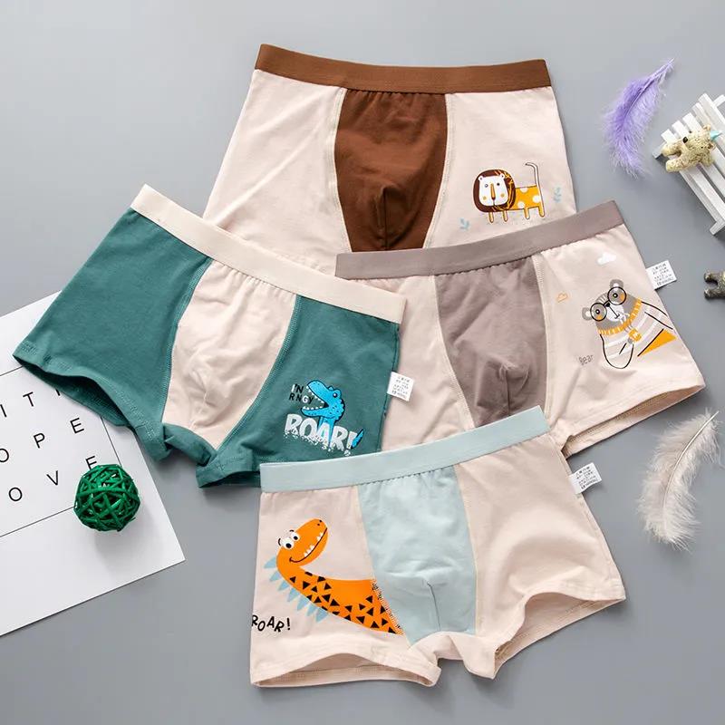 Cartoon Cotton Boys Briefs Underwear Kids Quality Blue Boy Panties Boys Clothes for 3 4 6 8 10 12 14 Years Old