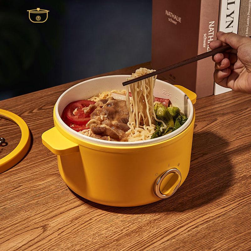 Electric Cooker Dormitory Electric Cooker Multifunctional Household Electric Frying Noodles Small Electric Cooker Non-stick Pot