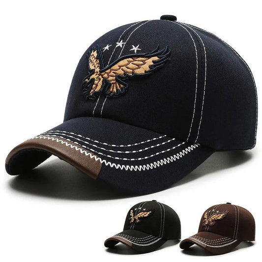 3D Eagle Embroidery Baseball Cap Male Cap Hip Hop Flat Along Snapback Hats Baseball Cap