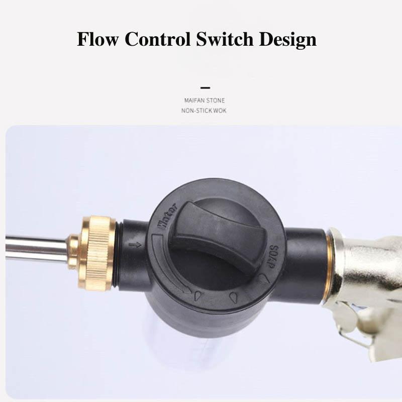 High Pressure Car Wash Hose Water Gun Set Household Tap Water Powerful Flushing Hose Gardening Watering Flower Cleaning Artifact