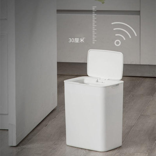 Smart Sensor Trash Can Electronic Automatic Household Bathroom Toilet Waterproof Narrow Seam Sensor Bin