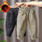 Boys' Pants Autumn Winter Baby's Autumn Boys' Pants Children's Handsome Corduroy Casual Pants Plush Pants