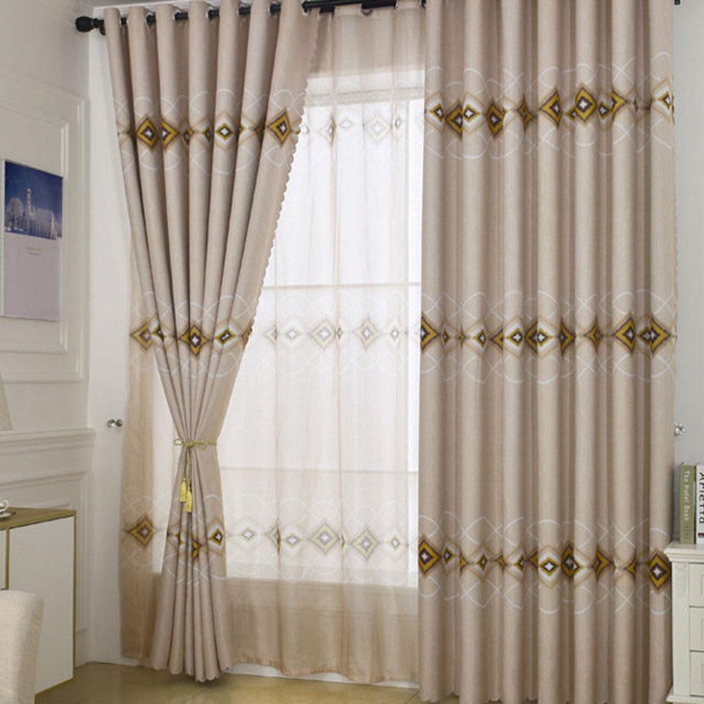 1/2pcs Modern Blackout Curtains for Living Room Window Curtains for Bedroom Curtains Fabrics Ready Made Finished Drapes Blinds Tend