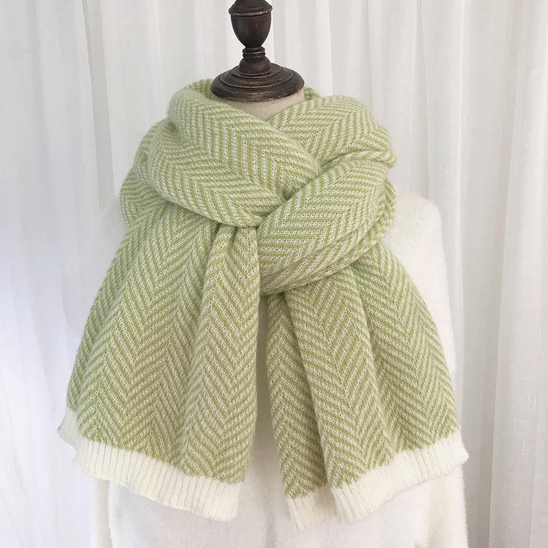 Winter Scarf For Women Warm Knitted Scarf Comfortable Luxury Brand Scarves