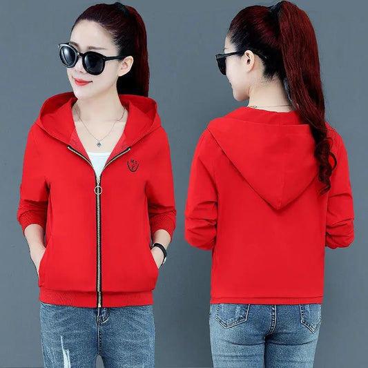 Women Sports Jacket UV Protection Coat Boutique Tennis Wear Outdoor Wear Casual Comfortable Thin Top Spring