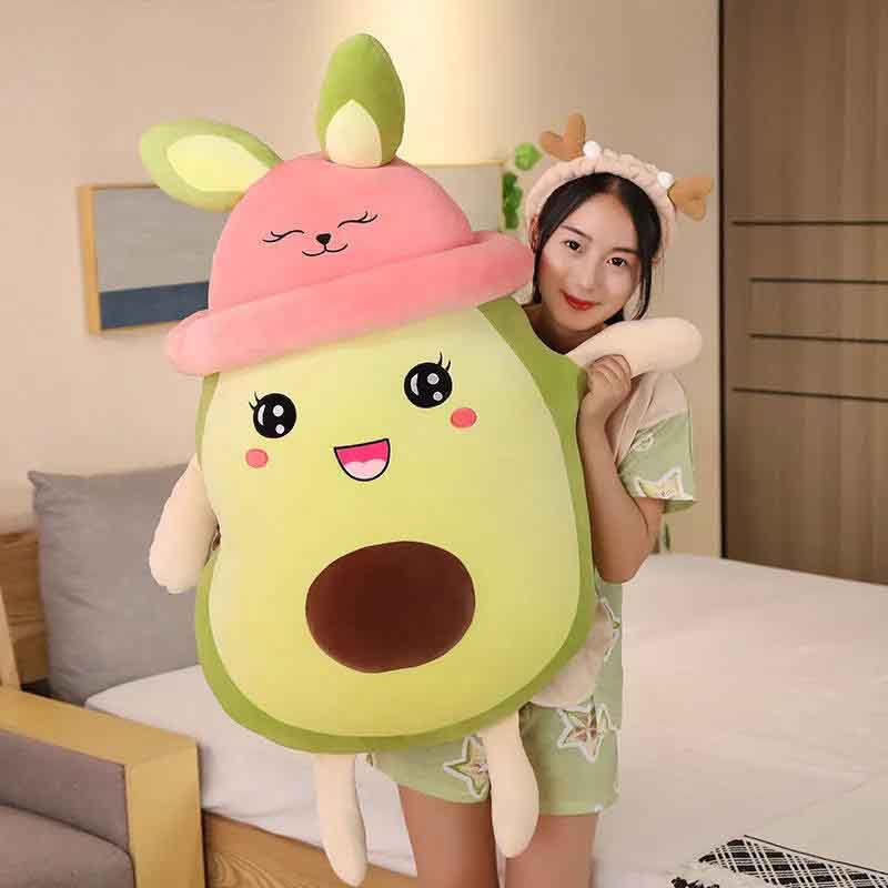 Plush Toy Fruit Pillow Avocado Pillow Doll Plush Toy Ragdoll