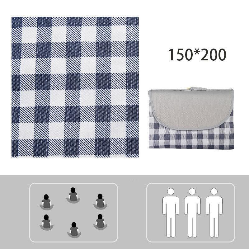 Picnic Picnic Mat Net Red Moisture-proof Mat Picnic Cloth Outdoor Portable Waterproof Picnic Lawn Mat