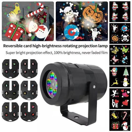 16 Patterns Christmas Laser Projector Outdoor Light for Christmas New Year Stage Par Disco Home Party Decoration High-brightness Best Gifts