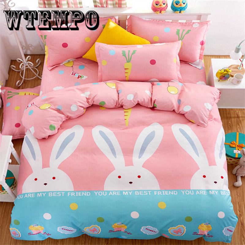 WTEMPO Brand Bedding Set Strawberry Printing Bedclothes Bedding Decor Comfortable Bedding Sets