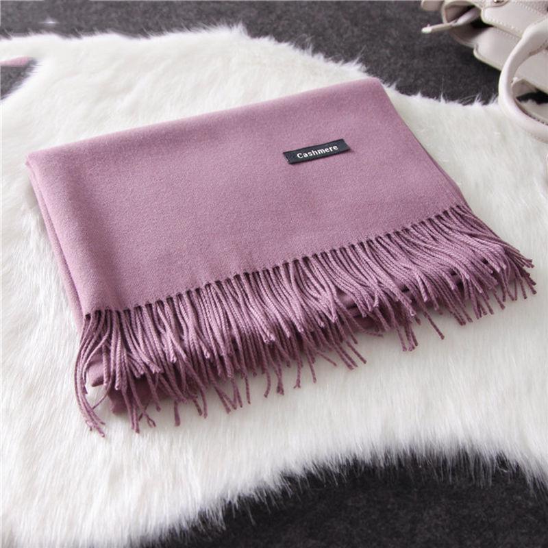 Cashmere Scarves  Autumn Winter Scarf Soft Warm Lady Girls Wraps Thin Long Scarf Female Shawl